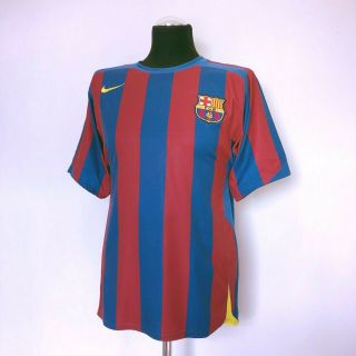 MESSI 30 Barcelona Vintage Nike Home Football Shirt 2005/06 (S) (M) Argentina 4