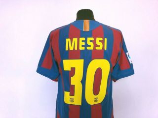 MESSI 30 Barcelona Vintage Nike Home Football Shirt 2005/06 (S) (M) Argentina 6