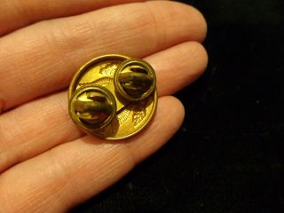 US Army hat brass cap badge insignia pin 1 - 1/2 