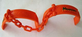 Vintage 1986 My Pet Monster Handcuffs & Shackles By Amtoy