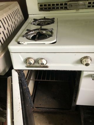Vintage Hardwick Gas Oven Stove Kitchen Appliance 1940s/50 ' s Made in USA 6