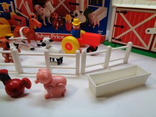VINTAGE Fisher Price Little People 915 FARM PEOPLE ACCESSORIES & BOX 3