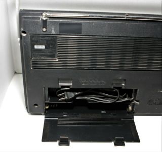 Vintage Sony CFS - 43 Boombox Blaster Portable Cassette Deck AM/FM Radio MTV 80s 7
