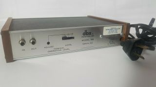 DBX 163 Early Model Wood Panel Compressor/Limiter Vintage Pro Audio 3