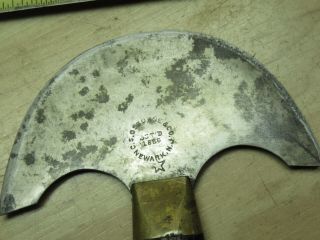 Vintage C.  S.  Osborne 1/2 round Head Knife 4  leather cutting Tool 4