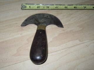 Vintage C.  S.  Osborne 1/2 round Head Knife 4  leather cutting Tool 7