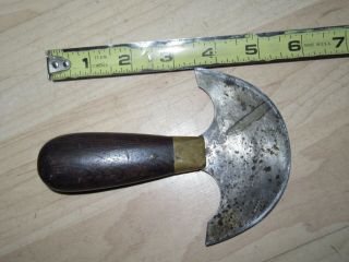 Vintage C.  S.  Osborne 1/2 round Head Knife 4  leather cutting Tool 8