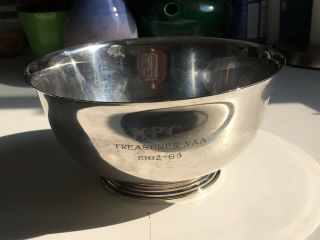 Vintage Sterling Silver Tiffany & Co.  Footed Revere Bowl 23616