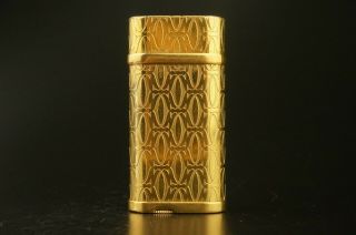 Cartier Gas Lighter Gold color Vintage C03 6