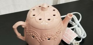 Vintage Teapot Scentsy Warmer Full Size Retired 2014 NIB Candle Aromas Classy 3