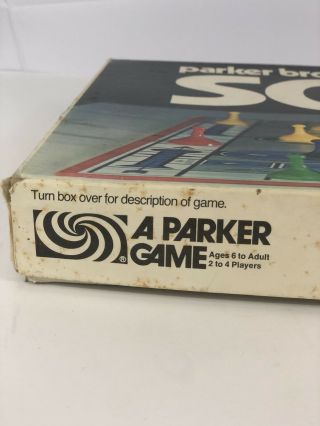 Vintage SORRY Board Game 1972 390 Parker Brothers 100 COMPLETE Made in USA BG5 3