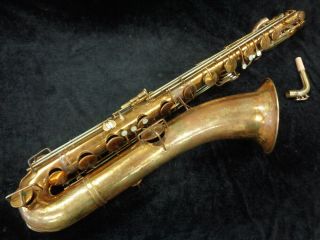 Vintage King Hn White Zephyr Baritone Saxophone 1953,  Serial 331288 -