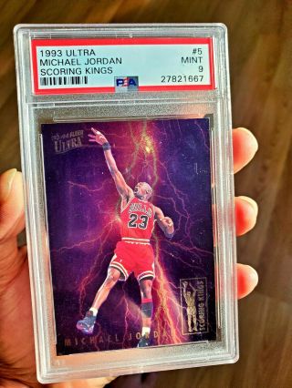 1993 Michael Jordan Fleer Ultra Scoring Kings 5 Psa 9 Rare