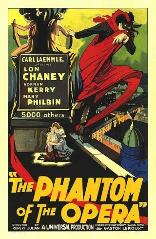 16mm Phantom Of The Opera Feature Movie Vintage 1925 Horror Thriller
