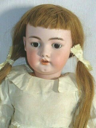 Antique S&h Simon And Halbig Large 1079 German Bisque Head Doll