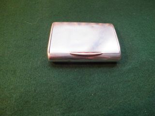 Antique Solid Silver Table Snuff / Tobacco Box - Samson Mordan - 1914