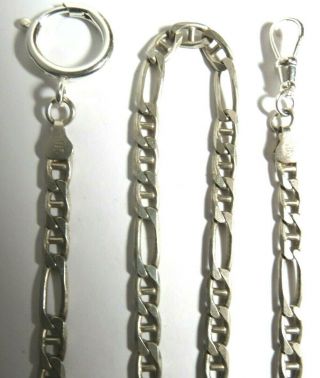 VINTAGE POCKET WATCH FOB SWIVEL CLASP FOB CHAIN STERLING SILVER 22 