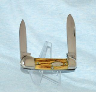 Vintage Case Xx Stag Canoe Knife 52131 1940 - 64 " Near