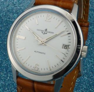 Vintage " Ulysse Nardin " Automatic,  Date & White Dial From 1960