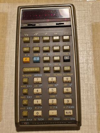 Vintage Hp - 67 Programmable Calculator No Battery Pak