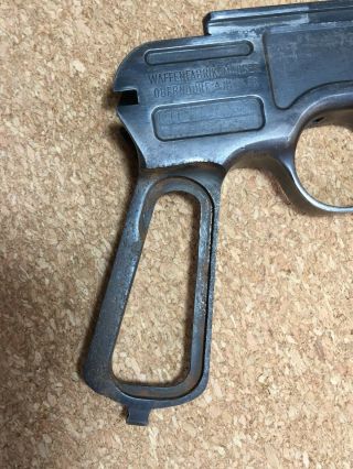 Vintage Waffenfabrik Mauser Broomhandle C96 Trigger Guard & Back Strap 6