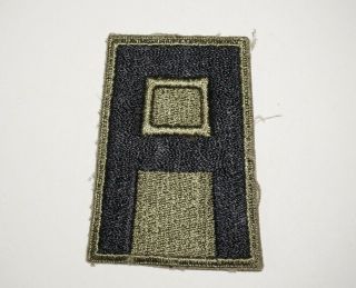 1st Army Green Insert Variation D - Day Wwii Patch Army P8969