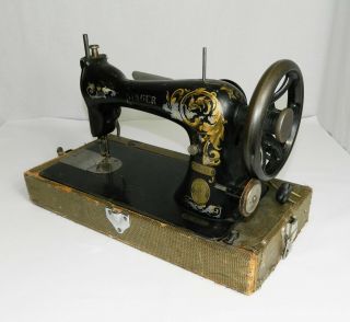 Antique Electric Singer Sewing Machine Model 15 - 31 Serial H219774 1906 vintage 4