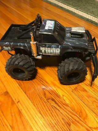 Vintage Nikko Thor Black Electric RC Crawler Truck 3