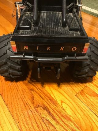 Vintage Nikko Thor Black Electric RC Crawler Truck 5