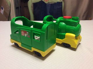 Fisher Price Little People 2016 Green Train Trolly 5