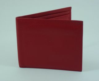 Rolex Vintage Red Leather Wallet