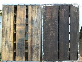 Four Antique Wooden Soda Crates - Brown’s,  7up,  RC Cola,  Coke (3) 6