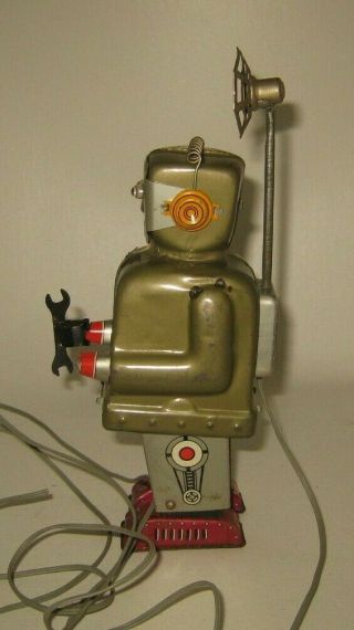 1950 ' s Japan Nomura Toy Radar Robot Japanese Tin Rare Vintage Battery - op 5