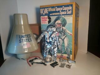 Vintage Gi Joe1966 Official Space Capsule