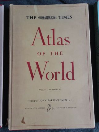 The Times Atlas of the World Mid - Century Edition John Bartholomew VINTAGE MAPS 4