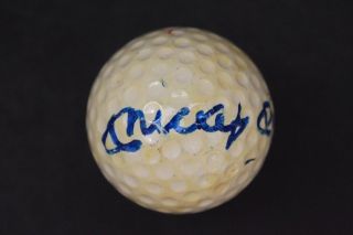 Mickey Mantle (d.  1995) Ny Yankees Legend Autographed Signed Golf Ball Jsa Rare