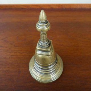 Antique Bronze Stupa Bell (Karaduwa) Buddhist reliquary from Sri Lanka / Ceylon 2