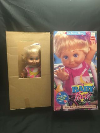 1990 Vintage Baby Face Doll So Sweet Marcy 1 Doll Galoob Rare Mib Htf