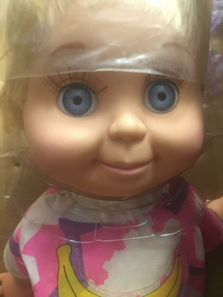 1990 Vintage Baby Face Doll So Sweet Marcy 1 Doll Galoob Rare MIB htf 9