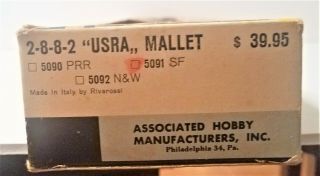 Vintage AHM Rivarossi 2 - 8 - 8 - 2 Usra Mallet - 5091 A.  T.  & S.  F.  2197 5