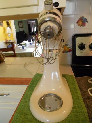 KitchenAid Tilt Head Mixer Ultra Power Vintage KITCHEN AID MIXER w/ Bowl & Attch 7