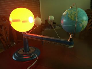 Vintage Science First Trippensee Elementary Planetarium With Light