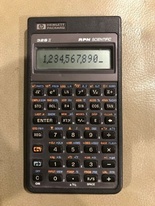 Hewlett Packard Hp 32sii Rpn Scientific Calculator 1987 Vintage 32s Ii