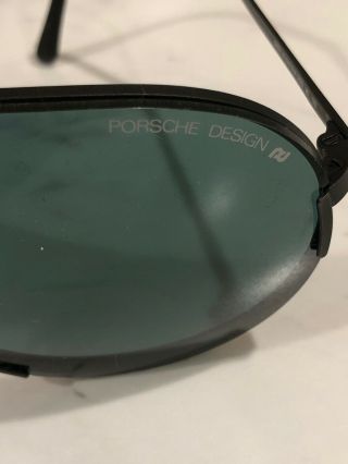 VINTAGE PORSCHE DESIGN FOLDABLE 5629 BLACK FRAME GREY LENS 1980S LARGE AUSTRIA 7