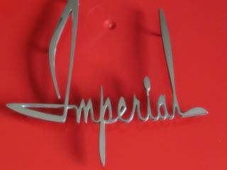 Vintage 1961,  1962,  1963,  Chrysler Imperial Mopar Script Emblem