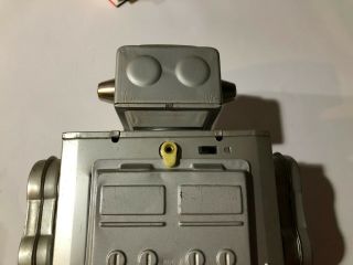 Vintage ATTACKING MARTIAN ROBOT 1960s Japan SPACE TIN BATTERY OPERATED 8
