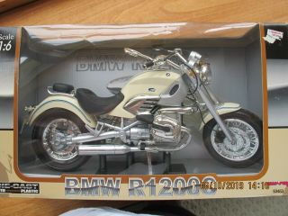 Vintage Bmw R1200c Motorcycle 1:6 Scale Die Cast With Plastic 1999 Ray Usa