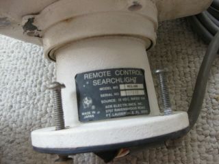 VINTAGE ACR REMOTE CONTROL SEARCHLIGHT MODEL RCL - 100 SOURCE 12 VDC - RATED 10A 2