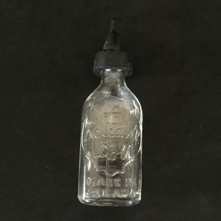 Reliable Doll Glass Baby Bottle 3 3/4 