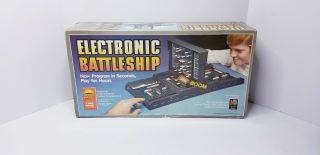 Vintage 1982 Electronic Battleship Milton Bradley Rare/htf Unpunched